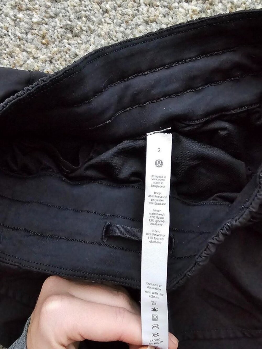 Lululemon Black Shorts